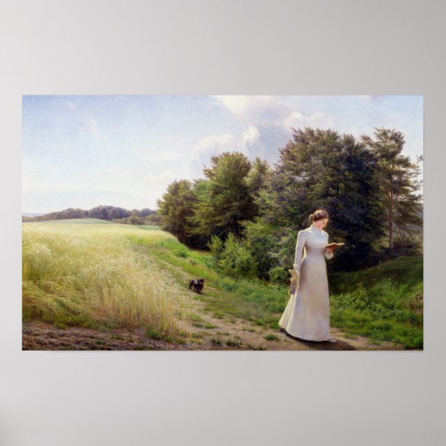 Affiche Lecture blanche (Devant)