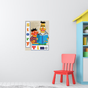 Affiche Lecture de classe Bert et Ernie