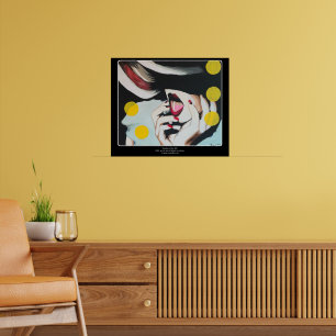 Affiche "Lecture de la volonté" Peinture sur une