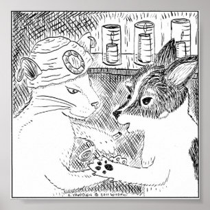 Affiche Lecture de patte