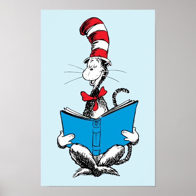 Affiche Lecture du Chat dans le Chapeau (Devant)
