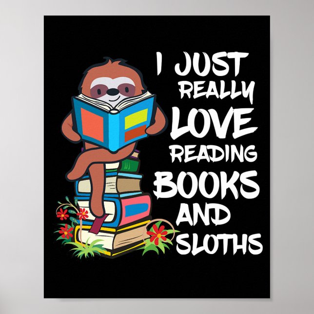 Affiche Lecture du livre Lover Kids Sloth Lover (Devant)