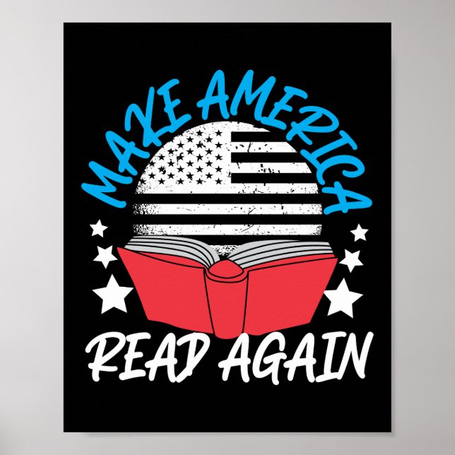 Affiche Lecture du livre Rendre l'Amérique à la lecture (Devant)
