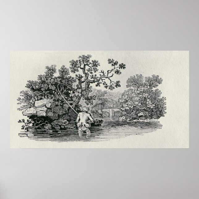 Affiche Lecture d'un Saumon (Devant)