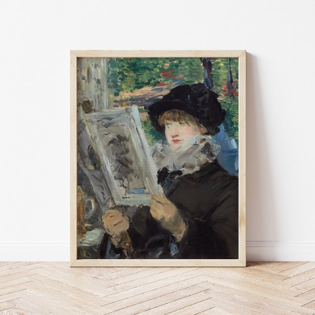 Affiche Lecture | Édouard Manet (Créateur téléchargé)