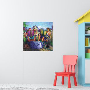 Affiche Lecture en été