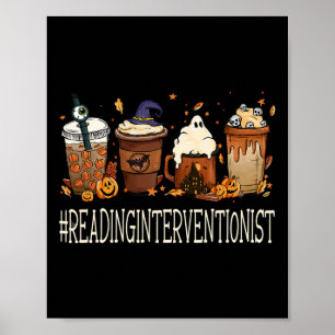 Affiche Lecture Interventionniste Horreur Automne Café Hal