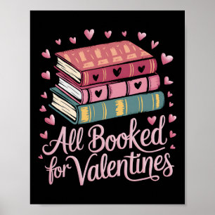 Affiche Lecture Professeur Valentines Jour Tout Réservé Po