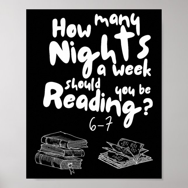 Affiche Lectures de nuit 6-7 Mème Prof d'anglais Amateur d (Devant)
