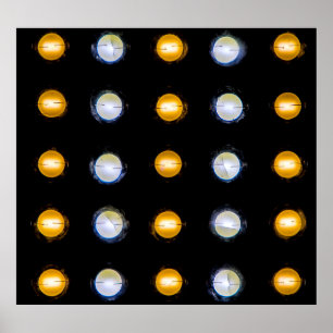 Affiche LED, fermer l'arrière - plan abstrait.