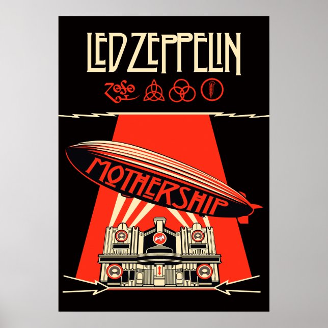 Affiche led zeppelin album cover (Devant)