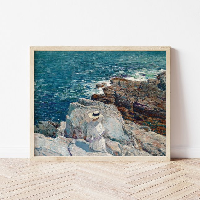 Affiche Ledges Sud, Appledore | Childe Hassam (Créateur téléchargé)