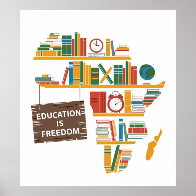 Affiche L'éducation est la liberté (Devant)