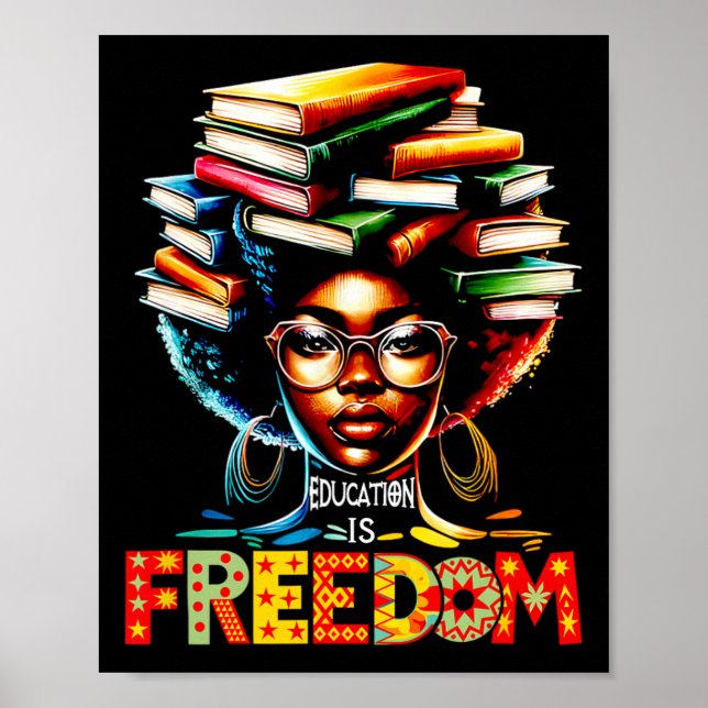 Affiche L'éducation est la liberté Livres de professeur no (Devant)