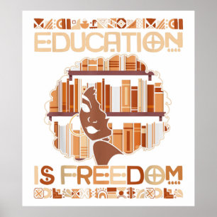 Affiche L'éducation est liberté