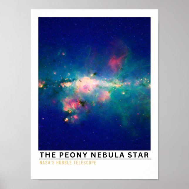 Affiche L'éducation spatiale de l'étoile de la nébuleuse d (Devant)