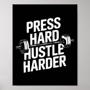 Affiche Leg Press Exercice Bodybuilding Fitness Workout Gy