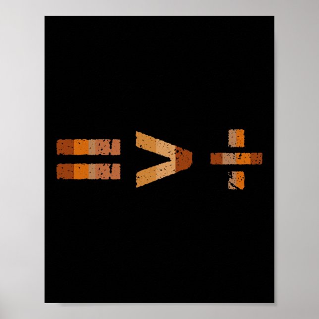Affiche L'égalité est plus grande que la division Histoire (Devant)