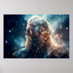 Affiche Legend Warrior Fantastic Cosmic Magie