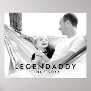 Affiche Legendaddy pour légendaire Dads minimaliste photo