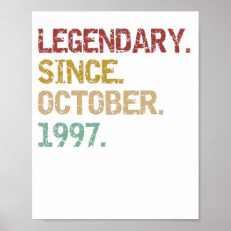 Affiche Legendary since October 1997