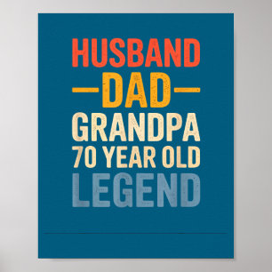 Affiche Légende de 70 ans Mari Papa