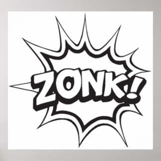 Affiche Légende de la bande dessinée ZONK