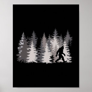 Affiche Légende de la forêt de Sasquatch Nature