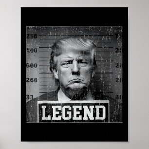 Affiche Légende de la photo de Trump Républicain Trump T