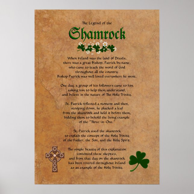 Affiche Légende de l'affiche du Shamrock (Devant)