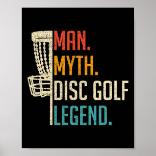 Affiche Légende du golf sur disque Mythe et Réalité - Fris