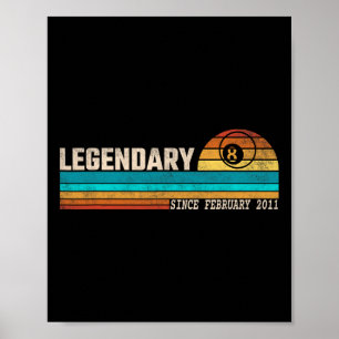 Affiche Légende du joueur de billard depuis février 2011