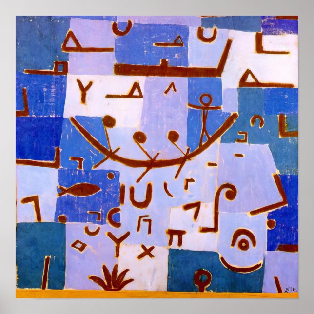 Affiche Légende du Nil | Paul Klee | (Devant)