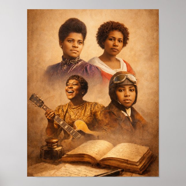 Affiche Légendes de femmes noires (Devant)