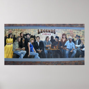 Affiche légendes de la musique Country