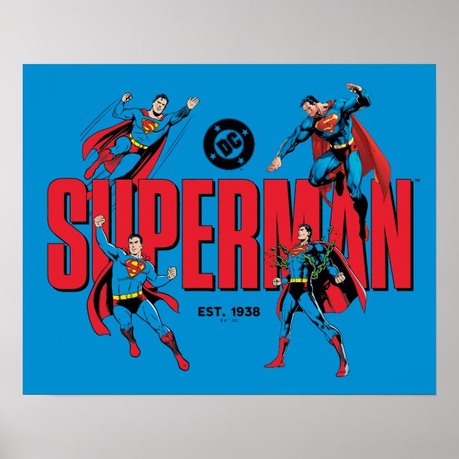 Affiche Légendes de Superman pour toujours Graphique (Devant)