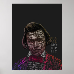 Affiche Légendes d'échecs : Paul Morphy