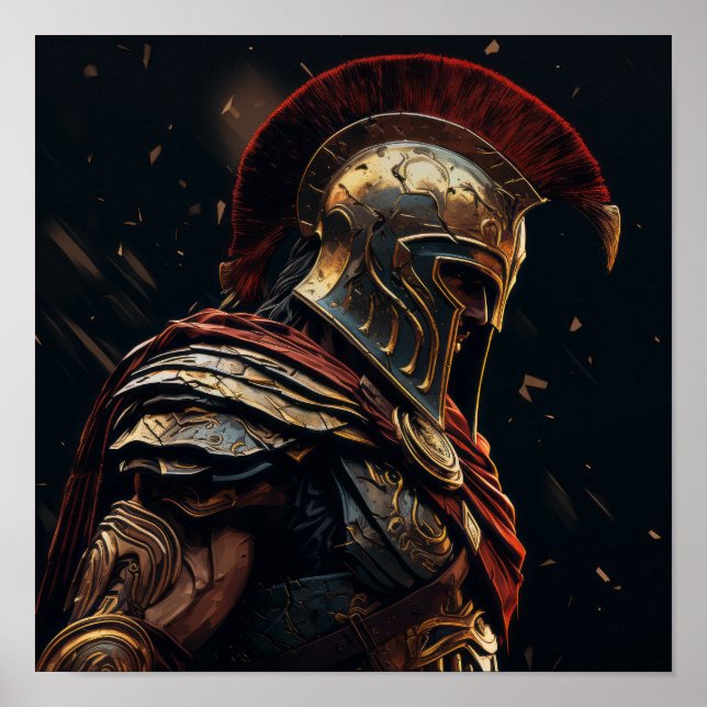 Affiche Légendes spartiates : Tenacité inébranlable dans u (Devant)