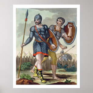 Affiche Légionnaires, de "L'Antica Roma", 1825 (Li de