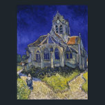 Affiche L'église d'Auvers par Vincent van Gogh<br><div class="desc">L'église d'Auvers (juin 1890) de Vincent van Gogh est une oeuvre post-impressionniste saisissante qui dépeint une scène sereine mais poignante de la vie quotidienne. Le tableau présente une femme qui se promène sur un chemin vers une charmante chapelle du village, distinguée par ses vitraux animés. L'architecture de la chapelle est...</div>