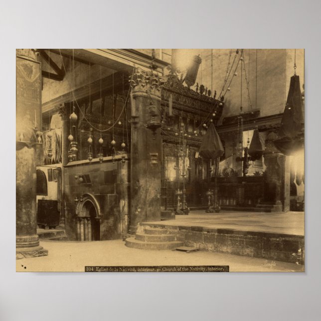 Affiche L'église de la Nativité à Bethléem (Devant)