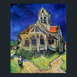 Affiche L'église de Vincent van Gogh à Auvers<br><div class="desc">"L'église d'Auvers" est l'une des peintures célèbres créées par Vincent van Gogh en 1890, quelques semaines seulement avant sa mort. Il représente la Notre-Dame de l'Assomption, une église dans le petit village français d'Auvers-sur-Oise, où van Gogh a passé les derniers mois de sa vie. Le tableau est caractérisé par des...</div>