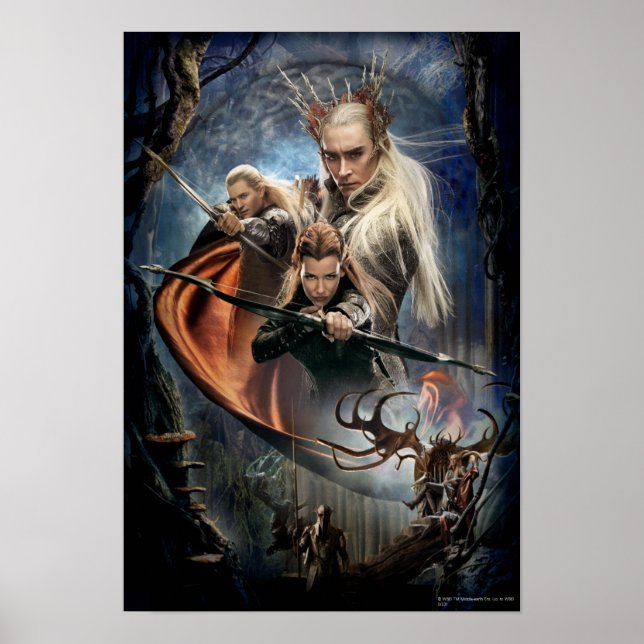 Affiche LEGOLAS GREENLEAF™, TAURIEL™, and Thranduil (Devant)