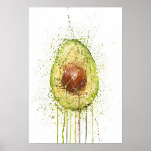 Affiche Légume avocat