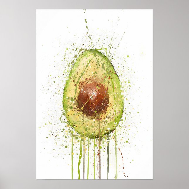 Affiche Légume avocat (Devant)