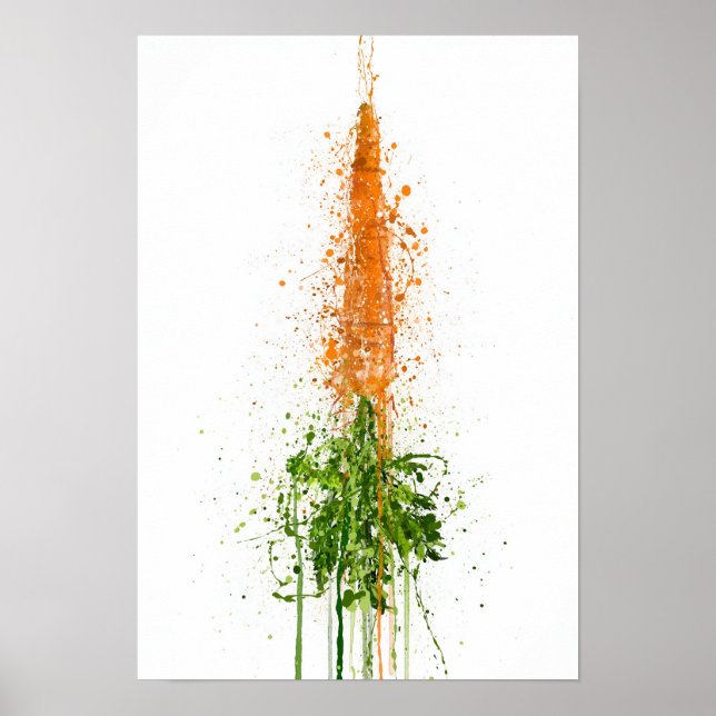 Affiche Légume Carotte (Devant)