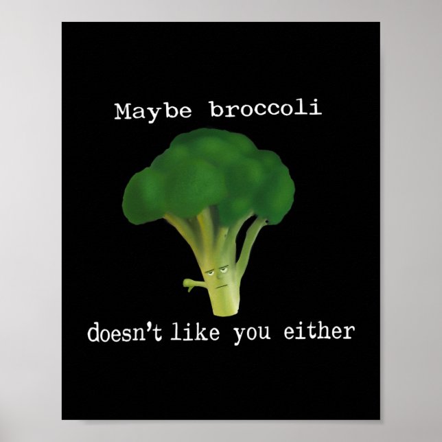 Affiche Légumes Broccoli ne vous plaît pas D0100101A (Devant)