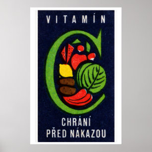 Affiche Légumes Protègent Contre l'Infection - Boîte d'All