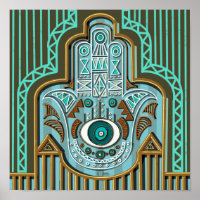 L'Egyptien Hamsa Hand Khamsa De Fatimah