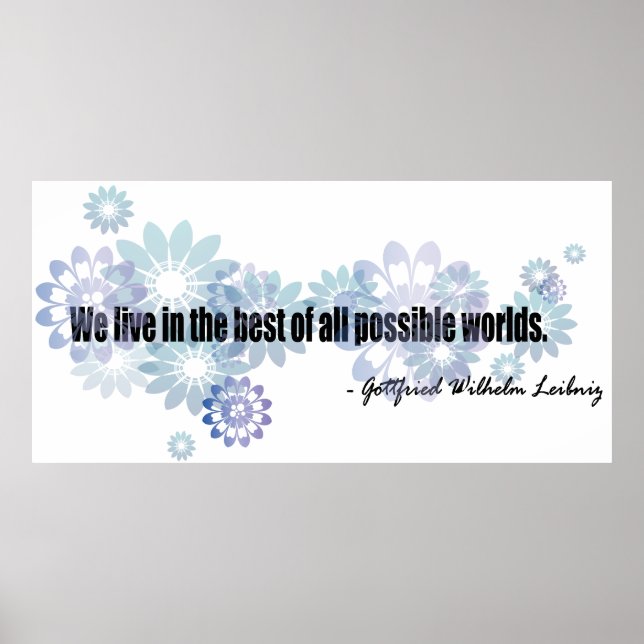 Affiche Leibniz (Devant)